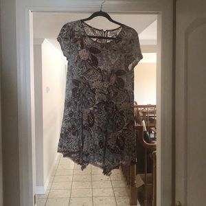 Flowy paisley and floral Urban Outfitters dress